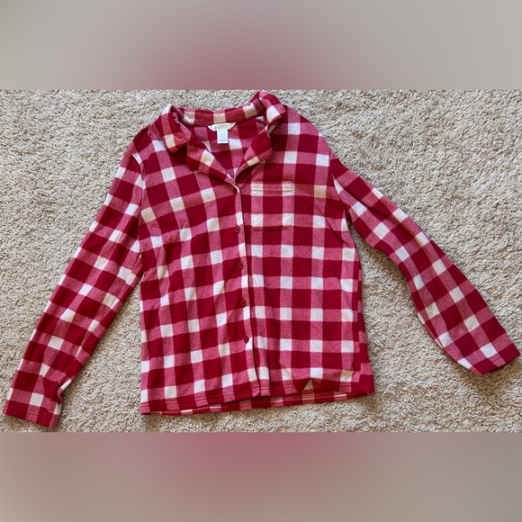 Women’s Red and White Checkered Pajama set. - Picture 2 of 4